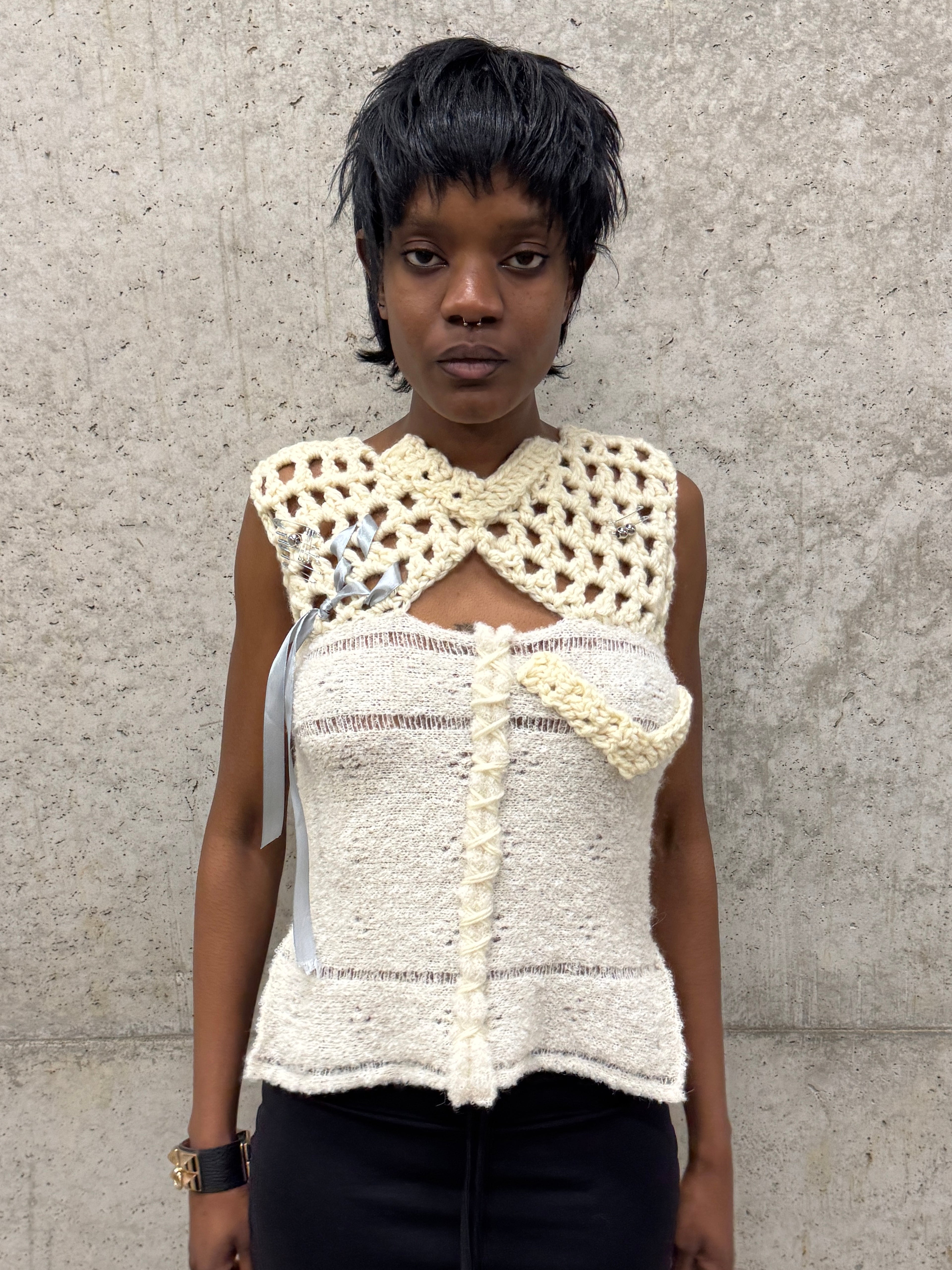 Deconstructed V-Neck