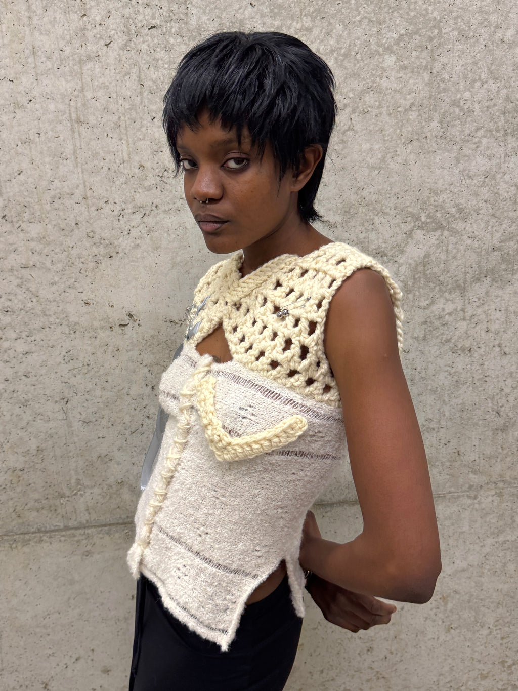 Deconstructed V-Neck