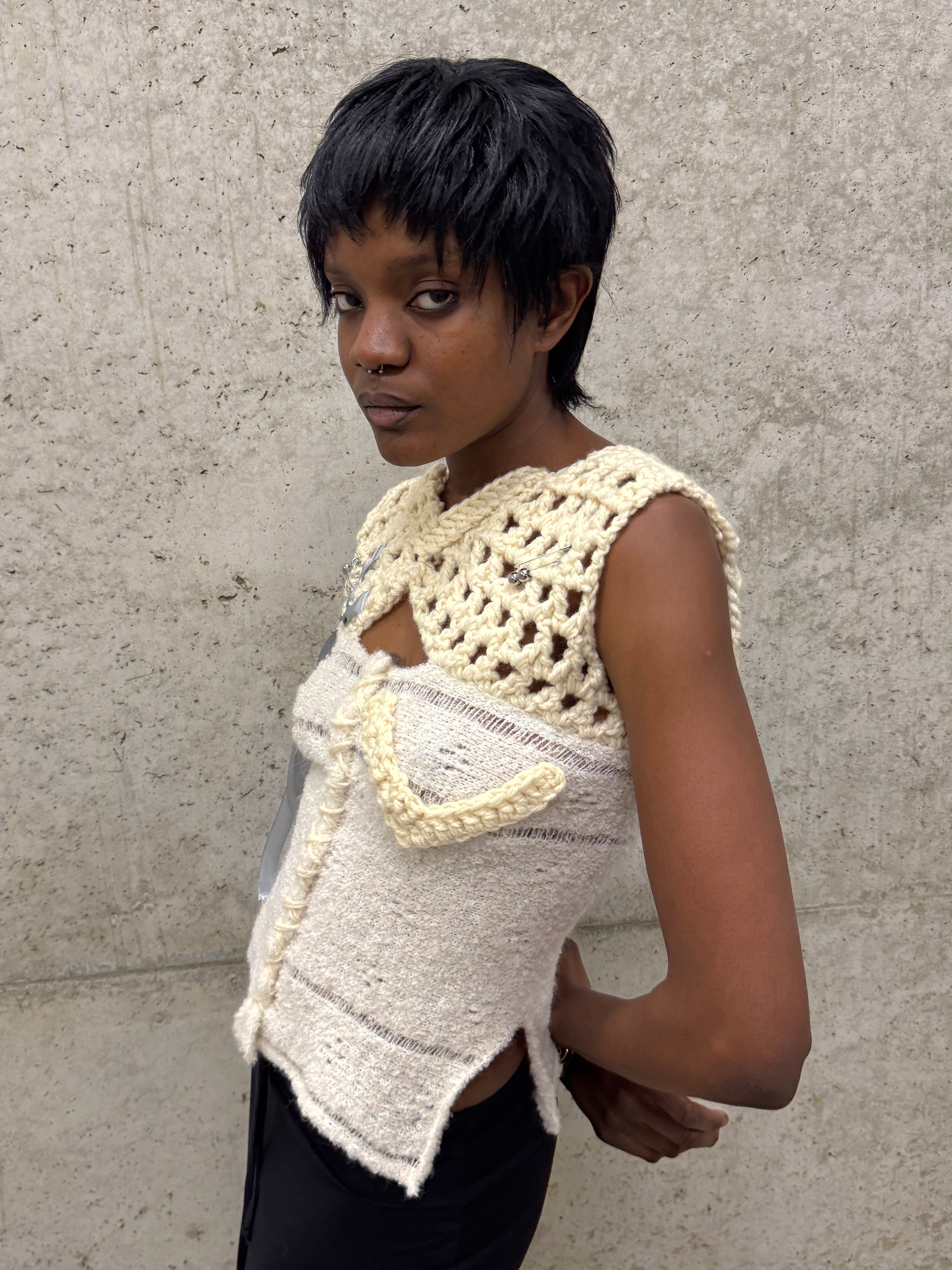 Deconstructed V-Neck