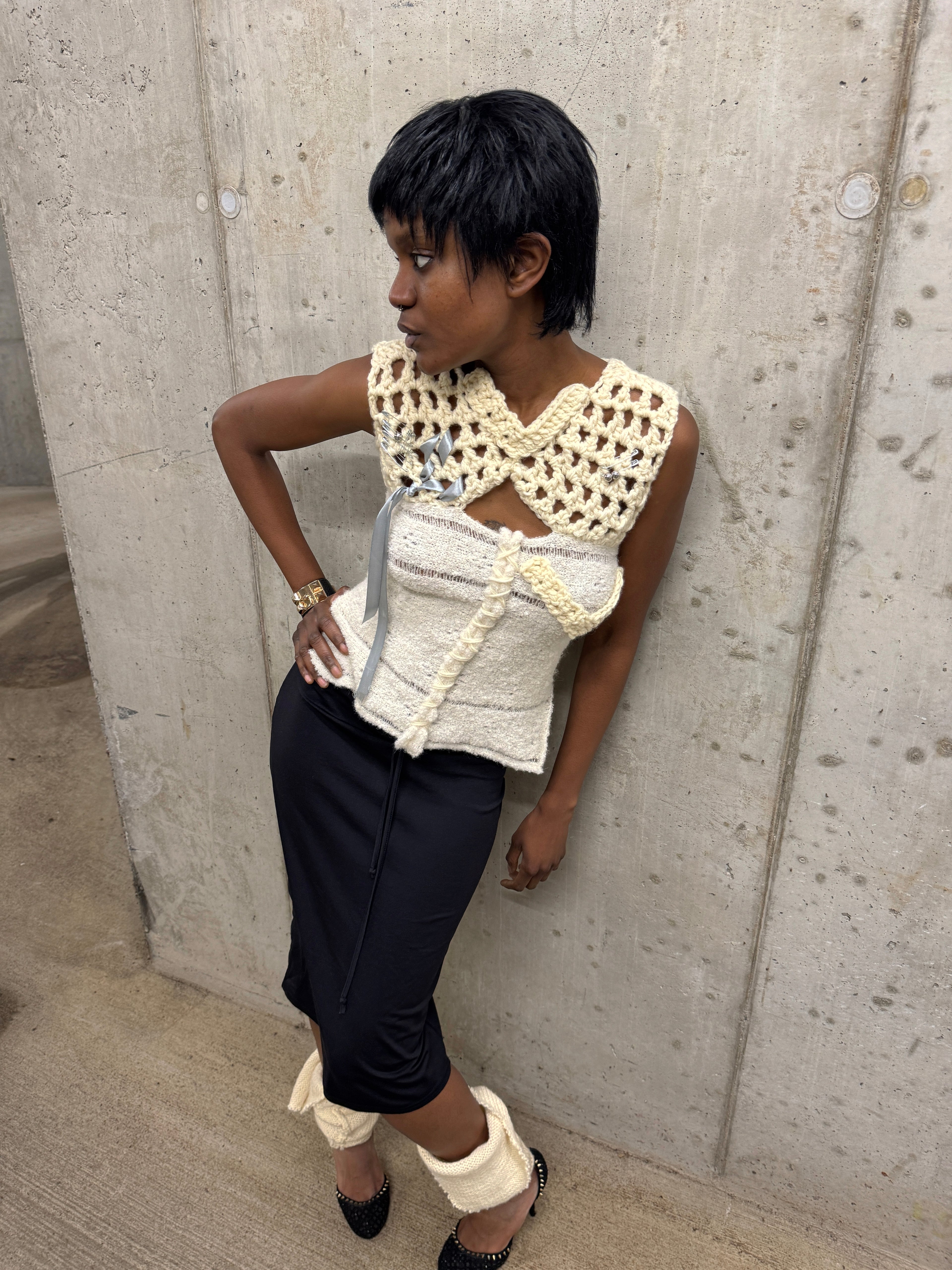 Deconstructed V-Neck