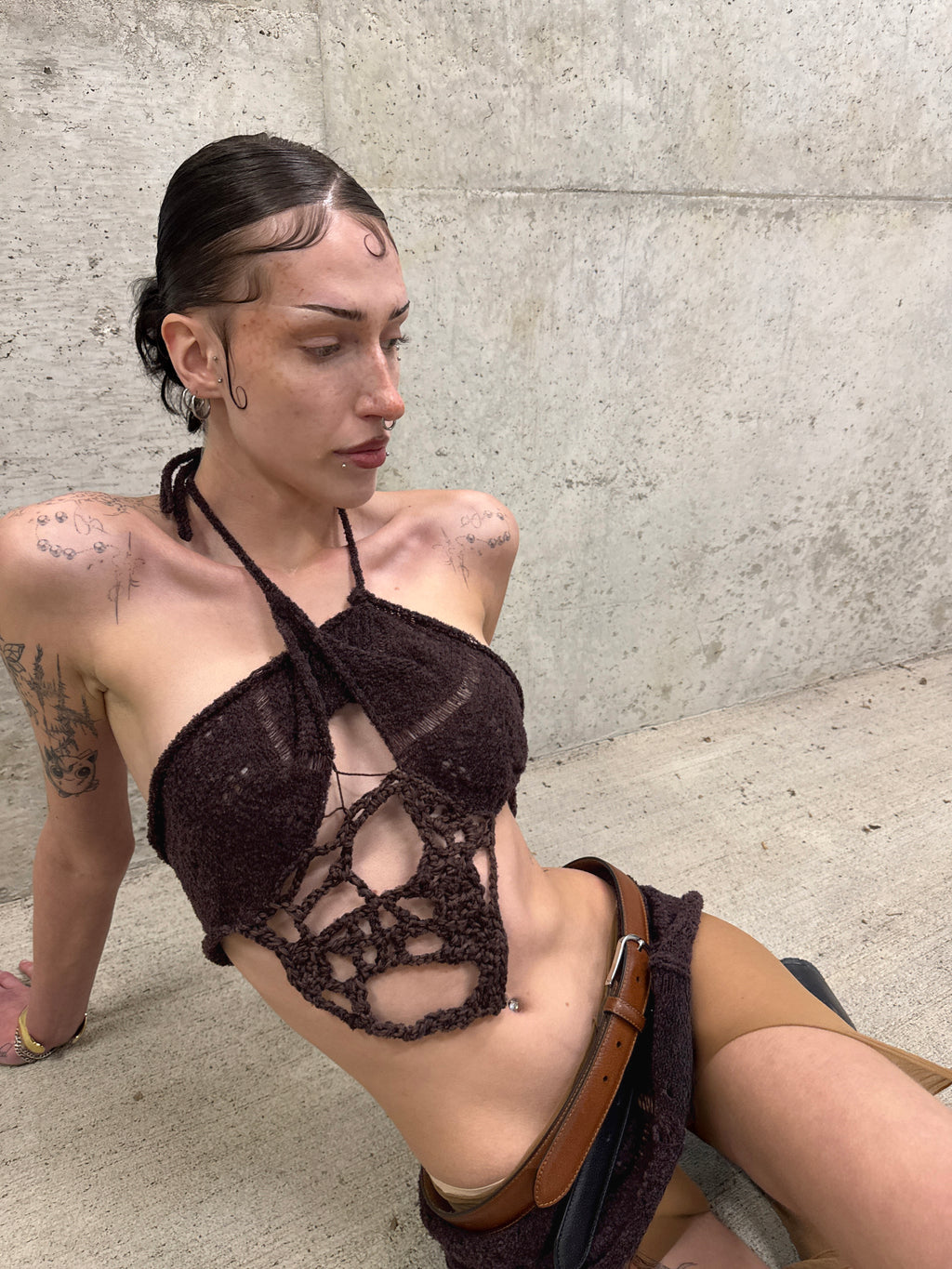 1-of-1 halter top